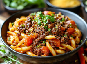 Read more about the article Rich Pasta Spicy Beef Sauce with a Twist