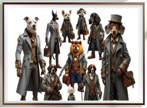 Read more about the article 🎩 25 Royal Gentleman Dog Clipart: Victorian Elegance Meets Whimsical Design