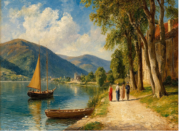 🖼️ Vintage Landscape Art for Samsung Frame TV: A Timeless Touch for Modern Interiors